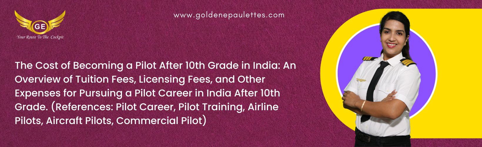 The Cost of Becoming a Pilot After 10th Grade in India